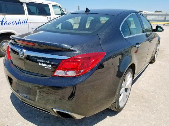 2G4GV5GV6D9149793 - 2013 BUICK REGAL GS BLACK photo 4