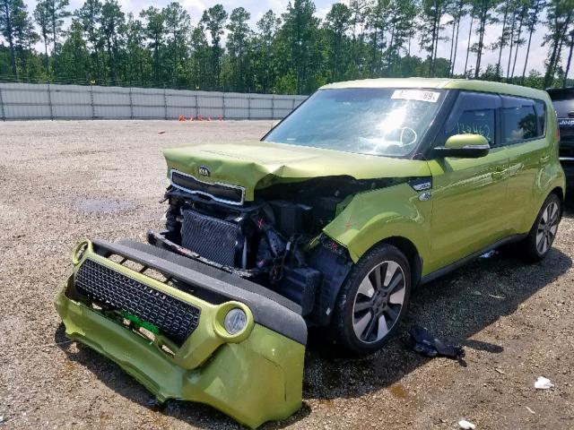 KNDJX3A59F7794668 - 2015 KIA SOUL ! GREEN photo 2