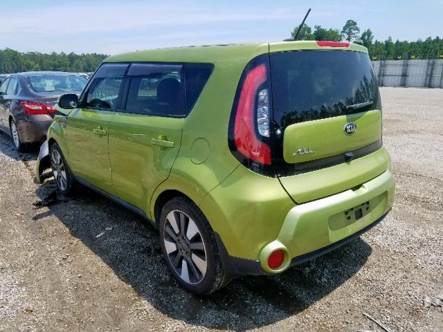 KNDJX3A59F7794668 - 2015 KIA SOUL ! Yaşıl foto 3