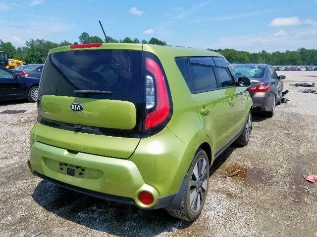 KNDJX3A59F7794668 - 2015 KIA SOUL ! Yaşıl foto 4