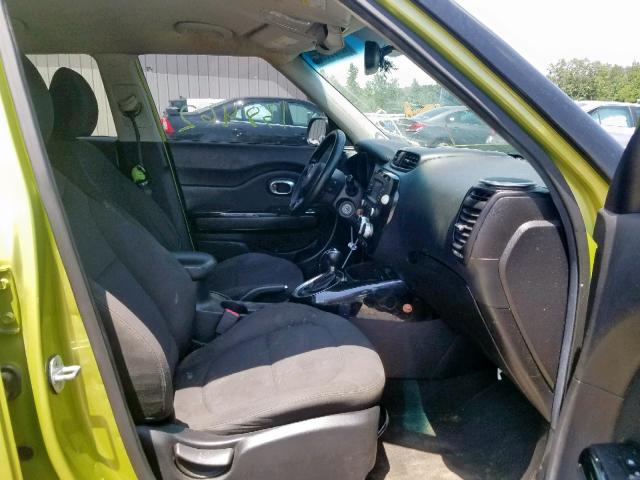 KNDJX3A59F7794668 - 2015 KIA SOUL ! Yaşıl foto 5