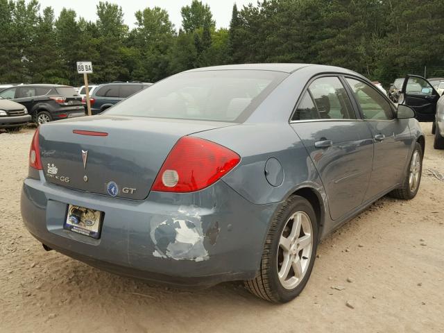 1G2ZH558064263610 - 2006 PONTIAC G6 GT BLUE photo 4