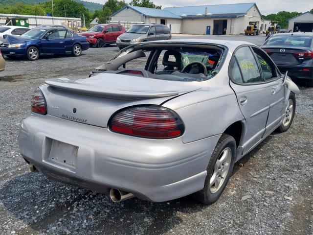 1G2WP5216WF255593 - 1998 PONTIAC GRAND PRIX GRAY photo 4