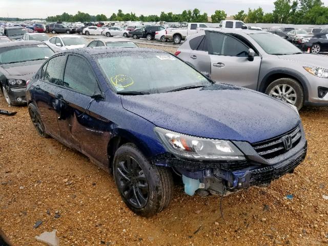 1HGCR3F81DA033169 - 2013 HONDA ACCORD EXL BLUE photo 9