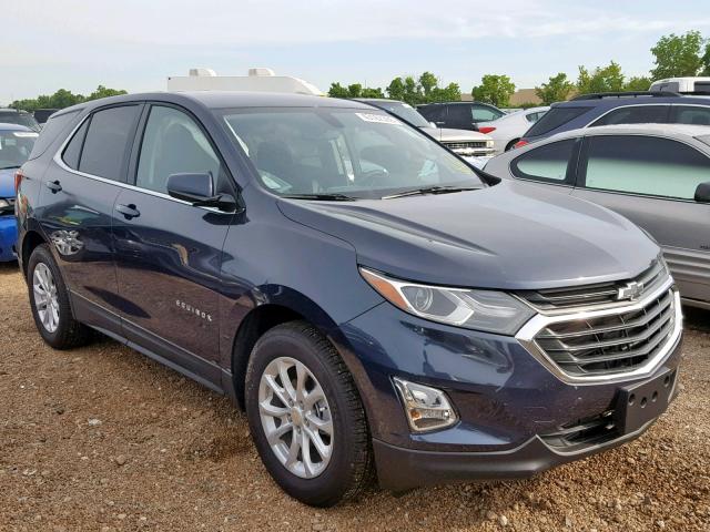 3GNAXKEV3KL310074 - 2019 CHEVROLET EQUINOX LT BLUE photo 1