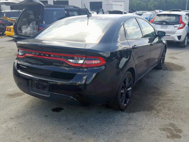 1C3CDFFA0GD816878 - 2016 DODGE DART SXT S BLACK photo 4