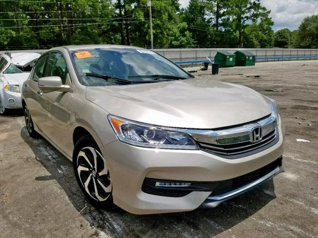 1HGCR2F94HA208359 - 2017 HONDA ACCORD EXL GOLD photo 1