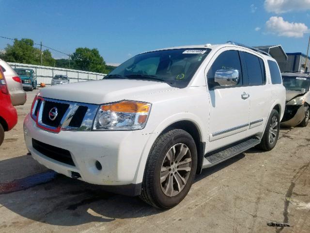 5N1BA0ND2FN603010 - 2015 NISSAN ARMADA SV WHITE photo 2