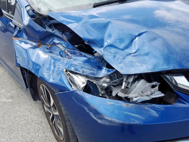 2HGFB2F96DH543104 - 2013 HONDA CIVIC EXL 蓝色 照片 9