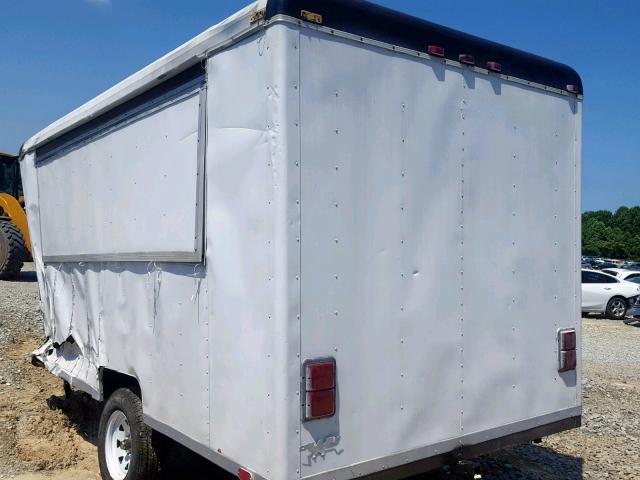 4D6EBT412SA002167 - 2000 CARGO TRAILER WHITE photo 3