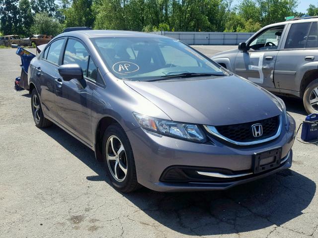 19XFB2F78FE274213 - 2015 HONDA CIVIC SE GRAY photo 1