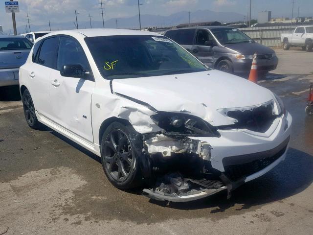 JM1BK343181145059 - 2008 MAZDA 3 HATCHBAC WHITE photo 1