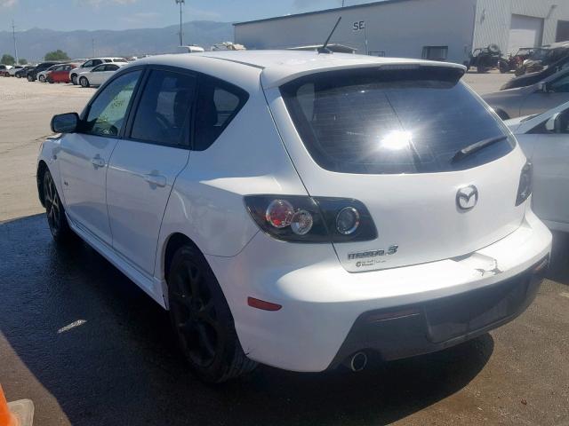 JM1BK343181145059 - 2008 MAZDA 3 HATCHBAC WHITE photo 3