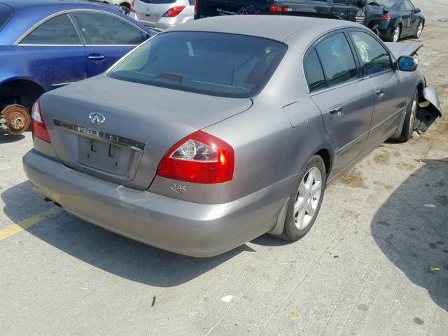 JNKBF01AX2M006431 - 2002 INFINITI Q45 GRAY photo 4