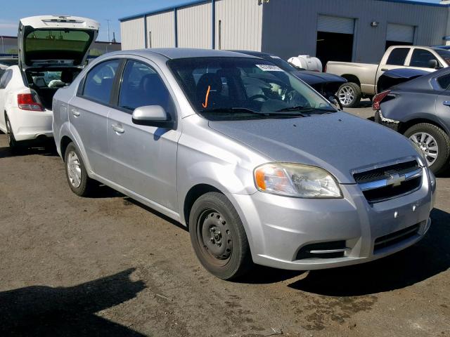 KL1TD5DE3BB184322 - 2011 CHEVROLET AVEO LS SILVER photo 1