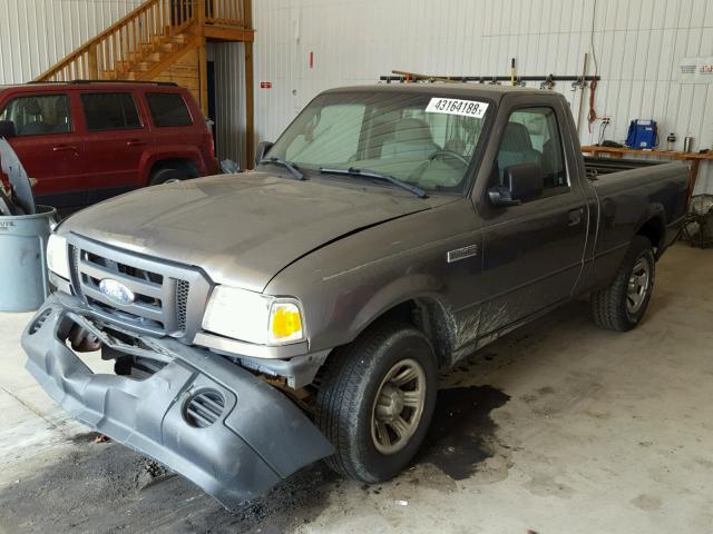 1FTYR10D98PA31333 - 2008 FORD RANGER SILVER photo 2