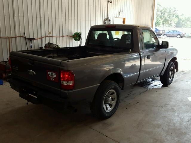 1FTYR10D98PA31333 - 2008 FORD RANGER SILVER photo 4