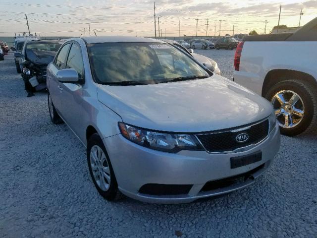 KNAFU4A21A5267977 - 2010 KIA FORTE EX SILVER photo 1