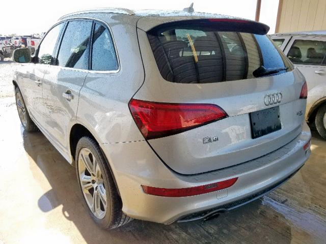 WA1WGAFP3DA101639 - 2013 AUDI Q5 PRESTIG SILVER photo 3