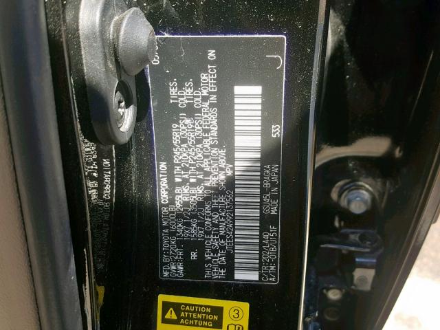 JTEES42A992137562 - 2009 TOYOTA HIGHLANDER BLACK photo 10