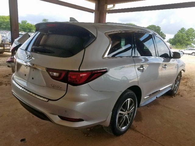 5N1DL0MNXKC507516 - 2019 INFINITI QX60 LUXE SILVER photo 4