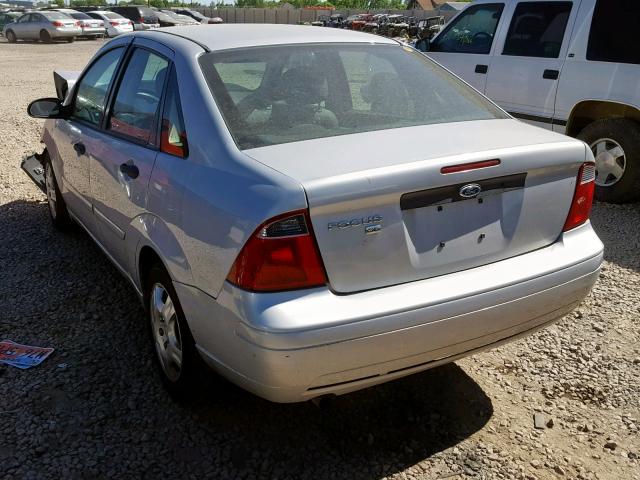 1FAFP34N47W312770 - 2007 FORD FOCUS ZX4 SILVER photo 3