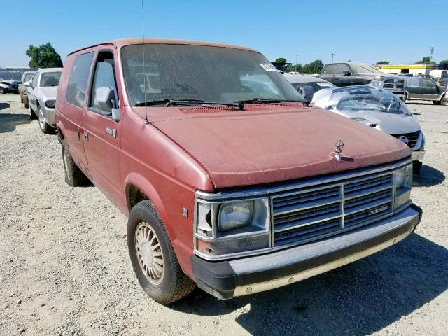 2B7FK6336HR273290 - 1987 DODGE ROYAL BURGUNDY photo 1