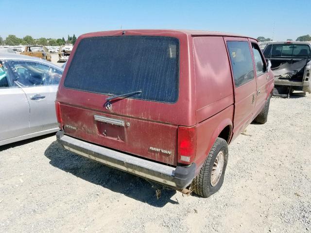 2B7FK6336HR273290 - 1987 DODGE ROYAL BURGUNDY photo 4