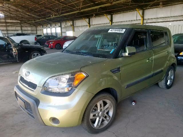 KNDJT2A20B7243776 - 2011 KIA SOUL + GREEN photo 2