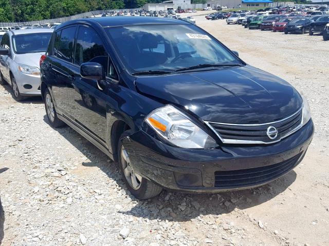 3N1BC1CP8CK805517 - 2012 NISSAN VERSA S BLACK photo 1