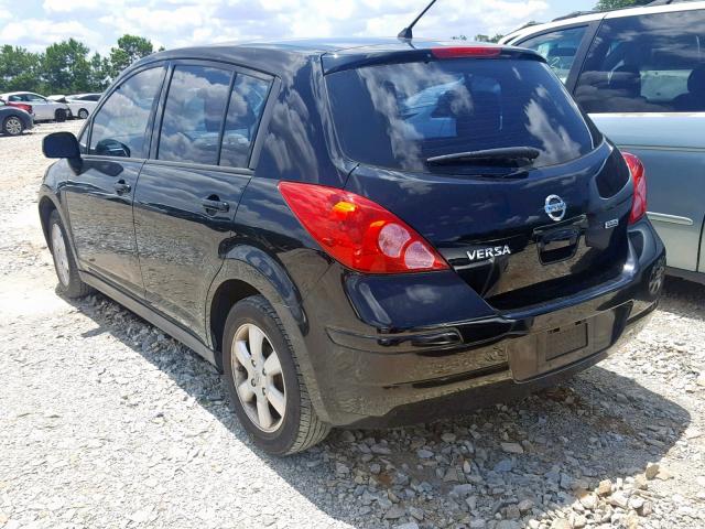 3N1BC1CP8CK805517 - 2012 NISSAN VERSA S BLACK photo 3