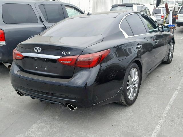 JN1EV7APXKM512228 - 2019 INFINITI Q50 LUXE BLACK photo 4