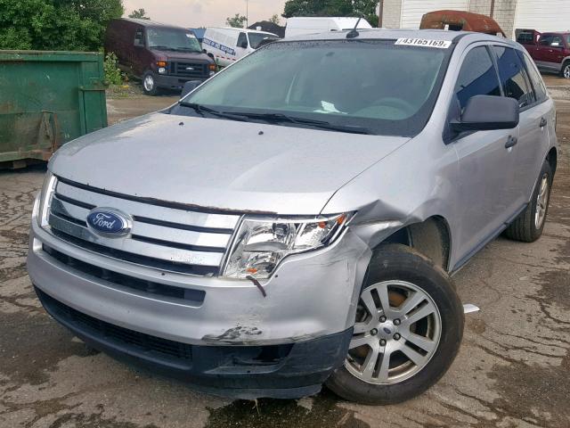 2FMDK3GC1ABA08908 - 2010 FORD EDGE SE SILVER photo 2