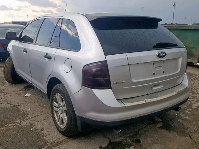 2FMDK3GC1ABA08908 - 2010 FORD EDGE SE SILVER photo 3