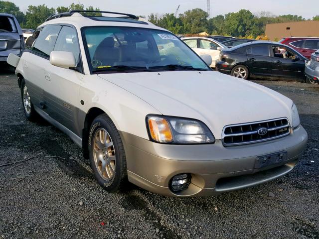 4S3BH806027637128 - 2002 SUBARU LEGACY WAG WHITE photo 1