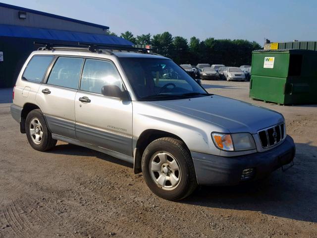 JF1SF63531G752470 - 2001 SUBARU FORESTER L SILVER photo 1