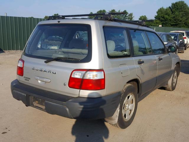 JF1SF63531G752470 - 2001 SUBARU FORESTER L SILVER photo 4