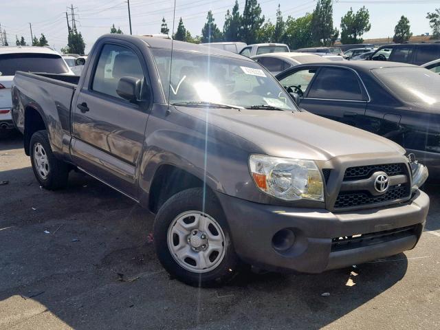 5TFNX4CN3BX004781 - 2011 TOYOTA TACOMA GRAY photo 1