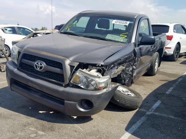 5TFNX4CN3BX004781 - 2011 TOYOTA TACOMA GRAY photo 2