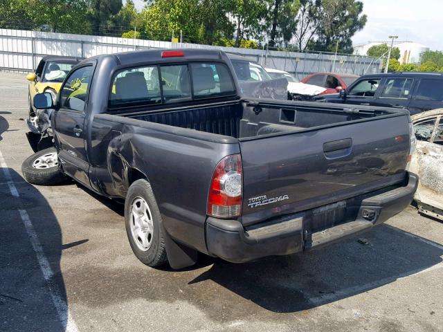 5TFNX4CN3BX004781 - 2011 TOYOTA TACOMA GRAY photo 3