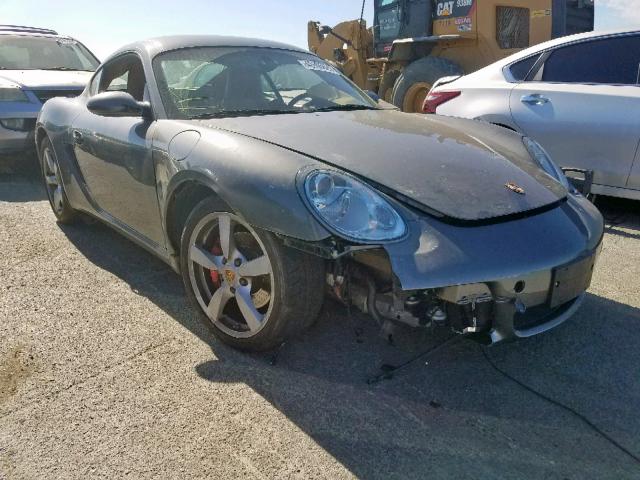 WP0AB29837U781389 - 2007 PORSCHE CAYMAN S GRAY photo 1