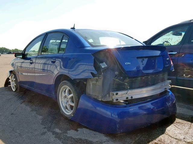 1G8AL55B96Z171797 - 2006 SATURN ION LEVEL BLUE photo 3