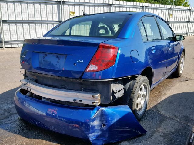 1G8AL55B96Z171797 - 2006 SATURN ION LEVEL BLUE photo 4