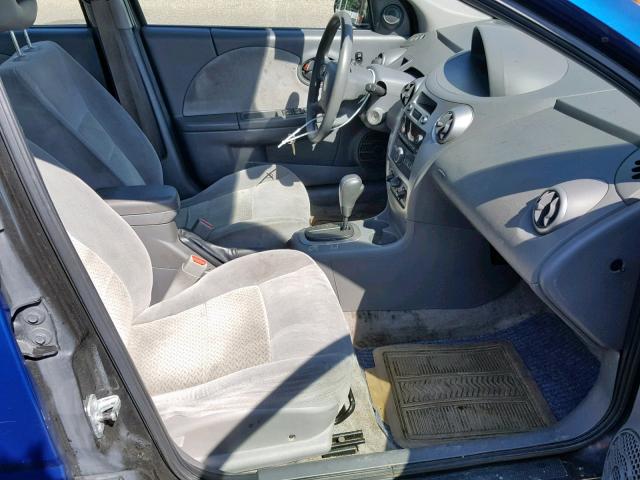 1G8AL55B96Z171797 - 2006 SATURN ION LEVEL BLUE photo 5