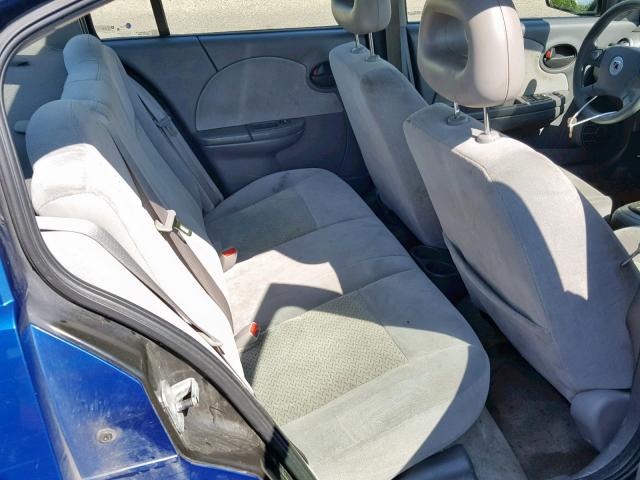 1G8AL55B96Z171797 - 2006 SATURN ION LEVEL BLUE photo 6