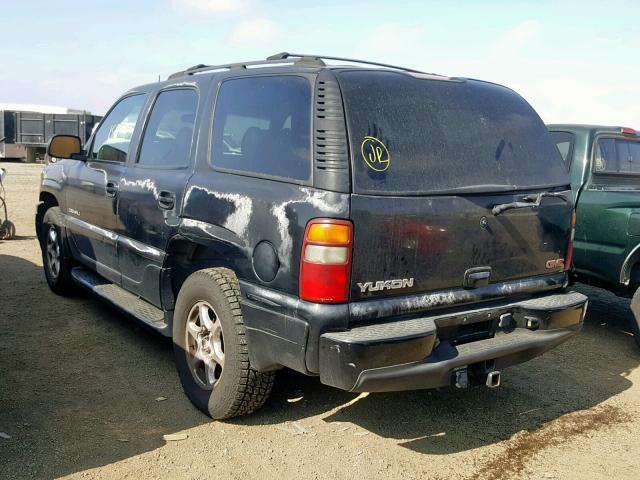 1GKEK63U82J326857 - 2002 GMC DENALI BLACK photo 3