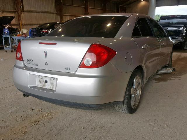 1G2ZH558X64174479 - 2006 PONTIAC G6 GT SILVER photo 4