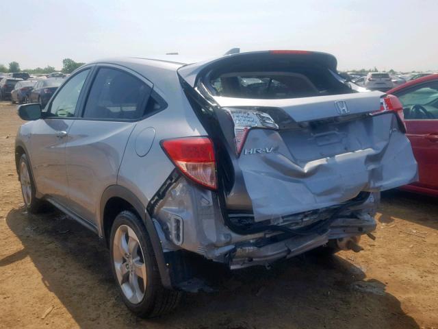 3CZRU6H50HG701797 - 2017 HONDA HR-V EX SILVER photo 3