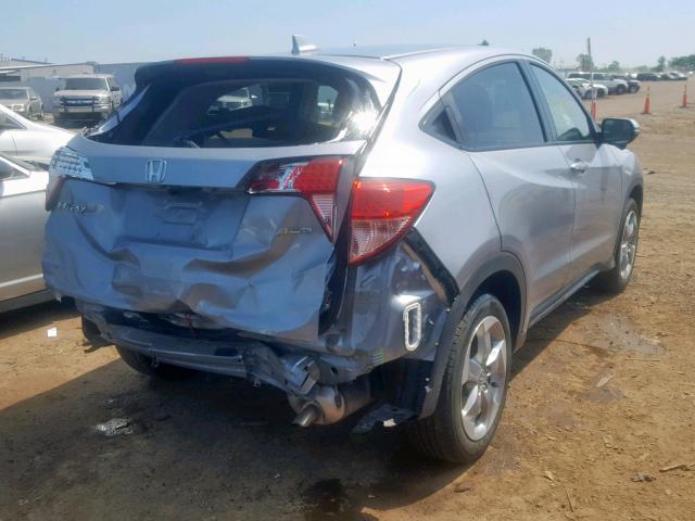 3CZRU6H50HG701797 - 2017 HONDA HR-V EX SILVER photo 4