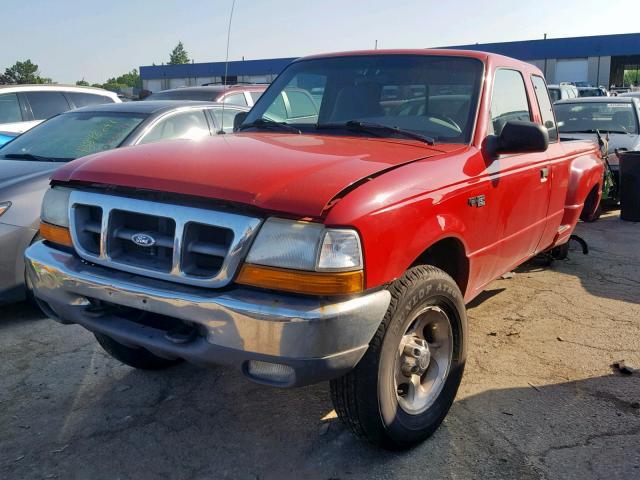 1FTZR15V6YTA12171 - 2000 FORD RANGER SUP RED photo 2